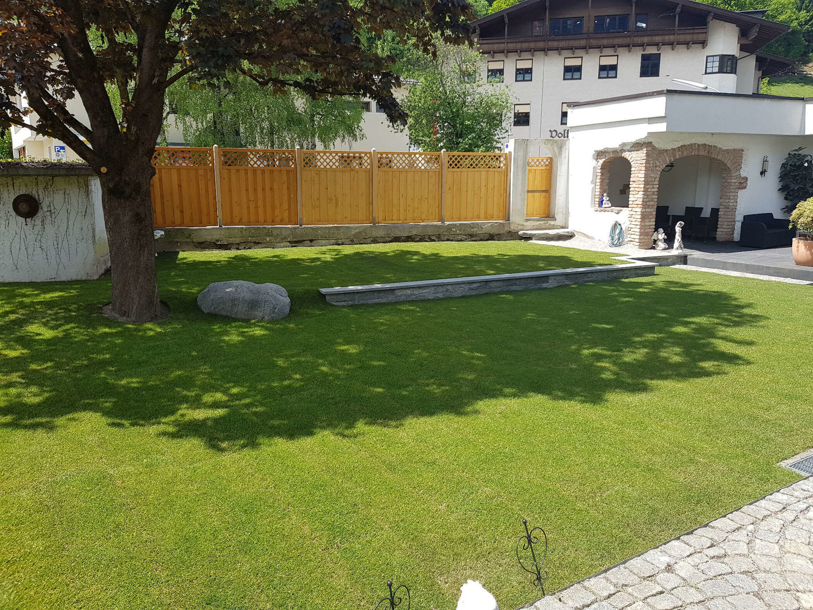 Garten fast fertig